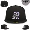 2024 Hot Fitted Hats R Baskball Caps All Team for Men Women Casquette D Sports Hat Flex Cap avec Caps de taille d'étiquette d'origine 7-8 C5