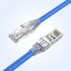 ZoeRax RJ45 Cat6 Pass Through Connectors and Strain Relief Boots EZ to Crimp Modular Plug for Solid or Stranded Network Cable 240430