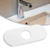 Badrumsvaskar kranar praktiska kran hål täcker däckplatta 160 63 mm 304 rostfritt stål tillbehör kompatibilitet enkel installation