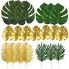 Fiori decorativi foglie di palma tropicali piante artificiali per matrimoni estate decorazioni per feste a tema hawaiano decorazione pianta fatta safari giungla giardino