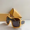 Neue Modedesign übergroße Maske Sonnenbrille 40121i Katzenaugen Acetat Rahmen Trendy und Avantgarde-Stil High-End-UV400-Schutzbrille Pab2 Z7VK