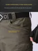 Men's Pants Mens tactical Trousers ultra-thin pants outdoor overalls straight training multiple pockets hiking fishing casual pants IX7 J240429