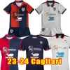 23/24 Cagliari piłka nożna 2023 Pavoletti Lapadula Viola Luvumbo Nandez piłkarski koszulka Obert Makoumbou Rog Football Football Mundlid 2024