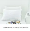50x70 Cm 2pcs White Knitted Fabric Cloth Pillow Cases Antimite Waterproof Soft Comfortable El Style Polyester Cushion Cover Cushi8109599