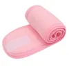 Donne morbide asciugamani di asciugamani regolabili sport banda per capelli da bagno yoga spa per doccia faccia truccare la fascia di testa larga cosmetica