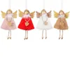 Decorazioni natalizie Cartoon Plush Heart Angel Doll Hang Tree Christmas Hang Festive Party Decor Home Gift4632652