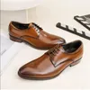 Casual Shoes Designer Gentleman Men's Genunine Leather Business Really Top Grade Excellent Quality Wedding
