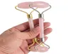 Massager per rulli in giada antiagrista Massager naturale di bellezza naturale cura della pelle Crystal Rose Quartz Massage Health Care Strumento con Box6199309