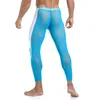 Calcinha feminina homens malha malha respirável fitnessstring veja através de roupas íntimas calças casas de calça calcling de ciclismo elástico Leggins