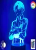 Attaque sur Titan pour décoration de chambre à domicile Light Acrylique Table Lampe Anime Cool Kid Child Gift Captain Levi Ackerman Figure Night Light 209856022