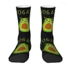 Men's Socks VEGAN Green Design Dress Men Women Warm Fashion Crew