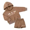 Boys Girls Tracksuit 24 New Designer Children Clothing Set Kids Spring Hoodies Shorts Shorts Summer Baby Baby Sleeve Compless for Kid Size 90cm-160cm CXD2404304