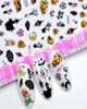 4pcs Selfadhesive Halloween Nail Sticker Sticker for Nail Art Decorations Faux Nails Accessoires Ghost Pumpkin Head F2552603797114