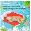 Pet Mats Summer Dogs Cooling Beds Bekväm gelispad med andning Katter Sover Sofa Kennel Washable Cushion Pet Accessories 240416