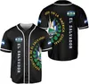 Herren -Casual -Shirts 2024 Baseball -Shirt El Salvador Personalisierter Trikots benutzerdefinierter Name