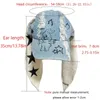 Jeans Minji Haerin Omg Stage Long Rabbit Ear Hat Y2K Style Denim Blue Baseball Cap Fashion Hip-Pop Cap Para urodzin