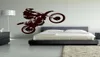 Мотокросс виниловая настенная наклейка мотоцикл мотоцикл наклейки на стены дома наклейка для гостиной спальни украшения грязной велосипед 4533732