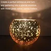 Posiadacze świec 12PCS Glass Holder Wotek Mercury Tealight Wedding Party El Cafe Bar Home Decoration