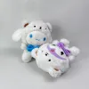 En gros mignon ours blanc cannelle rolls kuromi en peluche toys de jeu de jeu de jeu de jeu d'activité d'activité