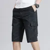 Shorts maschile 2024 uomini Lunghezza ginocchio tendenza lavoro sciolto uomo pantaloni corti esterni esterni più dimensioni nuotano casual s