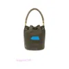Luxe ontwerper Miozj Bucket Bag Hong Kong Direct Mail Dames Logo reliëf Drawstring Bucket Bag