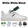 Designer Casual schoenen van White Vulkanised Low Top Sneakers Men Dames Round Toe veter vulc canvas schoenen buiten ademhalings comfortabele trainers met doos