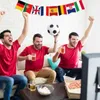 Вечеринка оформления бумаги String Flag европейские страны вырванки баннер футбольные украшения для спортивных мероприятий для детей декора