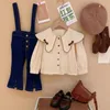 Kleidungssets Baby Girls Frühling Herbst Set Jeans Overalls Shirts Mode Mädchen Kinder Kleidung Kinder Hosen Anzüge