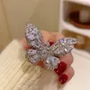 Spille Spilla Sparkle Butterfly Balch per donne e uomini Gioielli di lusso Fare Regalo per la festa della festa