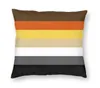 CushionDecorative Pillow Solid Bear Pride Flag Luxury Throw Cover Bedroom Home Decoration Gay LGBT GLBT Cushion Covers Velvet Fab9385044
