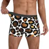 Onderbroek Cheetah Leopard Print Safari Animal Skin Simulation Homme slipjes Men voor heren ondergoed Ventilaat Shorts Boxer -briefs