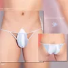 Underpants uomini slip sexy a basso aumento olio mutandine lucide elastico perizoma biancheria intima gay lingerie