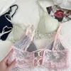 Bras Lace for Women Lingerie Sexy Front Ferme Beauty Back Bralette Deep V Wire sous-vêtements Free Push Up Bra Female Brassiere