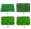 Fleurs décoratives 40x60cm Décoration de mariage Mat d'herbe Green Plante artificielle pelouse Tapis de paysage pour le jardin de maison Wall6378326