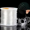 Bracelets 100m Linha de pesca de 0,51 mm para contas de fios elásticos de cinturão de cristal e elástico Frea de cordão para jóias que produzem suprimentos por atacado