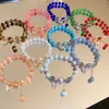 Zirkoon vlinderarmband voor vrouwen elastische katten oogsteen gepersonaliseerd temperament in modejuwelen 240423