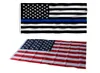 American USA US Flags Blue Line 90x150cm 3 x 5フィートの薄い赤い線、黒の白と青と真鍮グロメット7492146