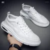 Casual Shoes Men's Platform Fashion Match Small White Board Daily Sports A7