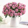 Decoratieve bloemen Mooie nep Rose Flower Non-Fading Fine Texture Artificial Simulation Pography Props