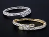 Bracelet de bracelet de bracelet de bracelet de bracelet de bracelet en bandle de diamant carré de 14 carats de 14 carats