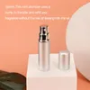 Opslagflessen 5 stks lege verstuiver draagbare 5 ml containers bijvulbare dispenser etherische olie spray fles make -up accessoires zilver