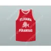 Custom Serge Ibaka 19 Tijuana Piranhas Basketball Jersey Meksykańskie rozszerzenie zespołu zszywane S-6xl