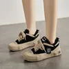 Zapatos casuales 2024 zapatillas de moda femenina para mujeres running suave altura transpirable plataforma plana tablero