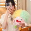 Internet celebrity cute crazy ugly doll plush stuffed toy cartoon cute big-eyed monster plush toy children sleeping comfort doll girls soft pillow Christmas gift