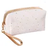 Storage Bags Women Star Decoration Cosmetic Bag Soft Make Up Travel Makeup Toiletry Package Organizer Pouch Dropship