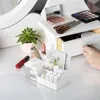 Cosmetic Organizer Makeup organizer multifunctional storage box Sundries snack basket toilet rack with 2 drawers accessory display Q240429