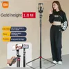 Selfie monopods Alloy Alloy Desktop Camera Tripod USB opladen Bluetooth 360 Roterende PTZ handheld selfie stick wx