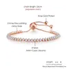 Chain Transparent Eye Shape Diamond AAA Zircon Adjustable Tennis Bracelets for Women Friend Gift New Trendy Jewelry Wedding Party