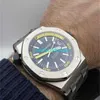 Роскошные часы APS Factory Audemar Pigue Royal Oak Diver Steel Blue Dial 15710ST OO A027CA.01 ST89