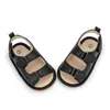 Sandals Kidsun New Baby Sandals for Boys and Girls Color Solid Casual Casual Sandálias para bebês para crianças Primeiro passo Newbornsll240429